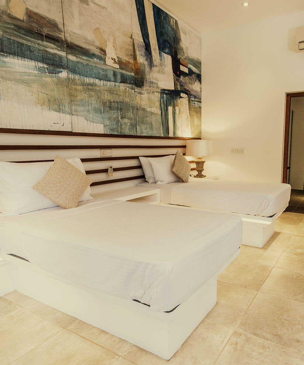 double bed room at villa thuya